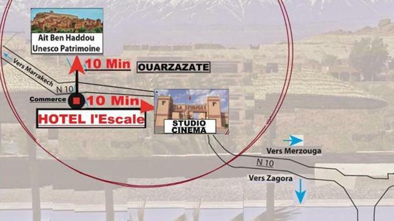 Hotel Lescale De Ouarzazate Tazentoute Exteriér fotografie